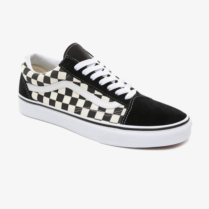 Vans Primary Check Old Skool Siyah - Bej Unisex Sneaker
