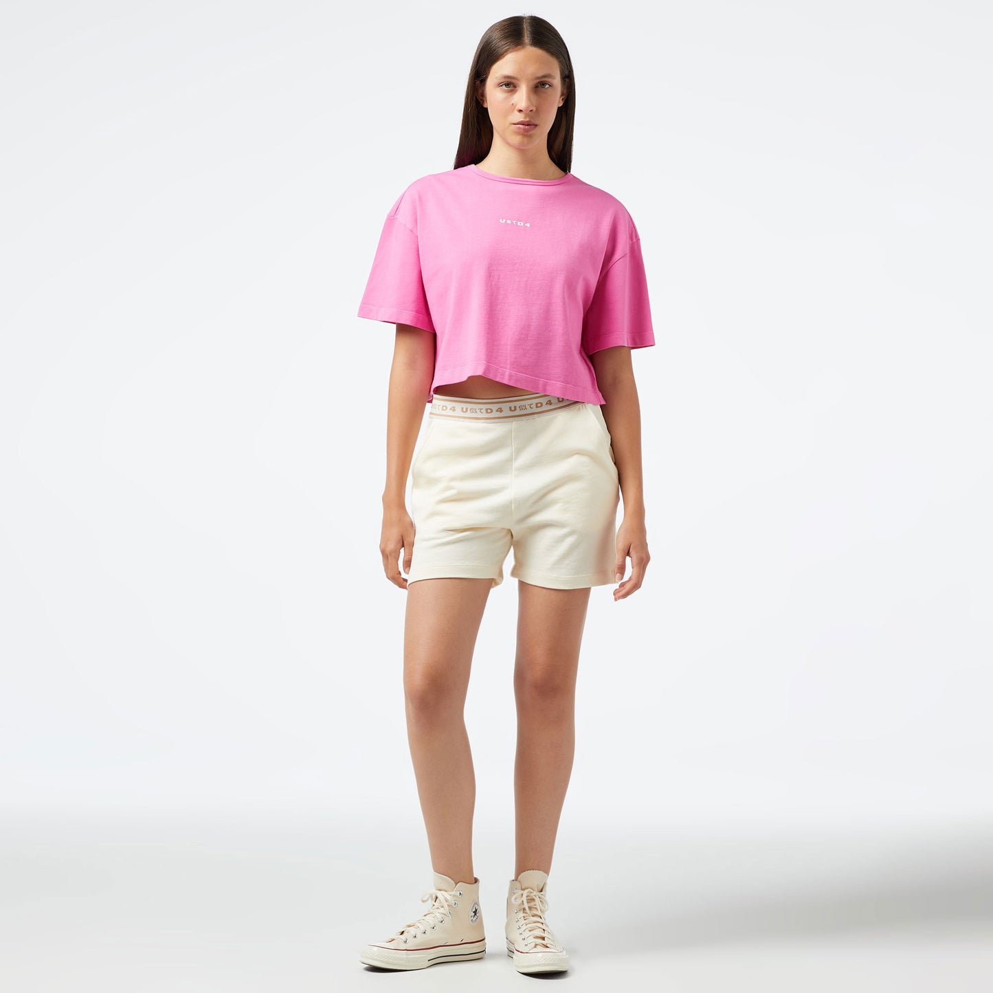 United4 Essentials Kadın Pembe Crop