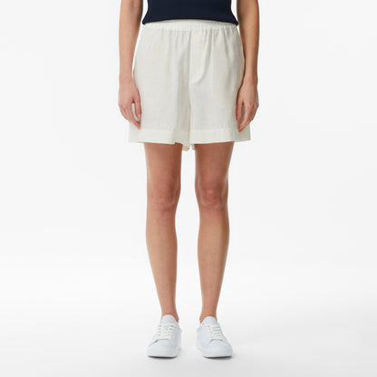 Lacoste Relaxed Fit Kadın Krem Şort