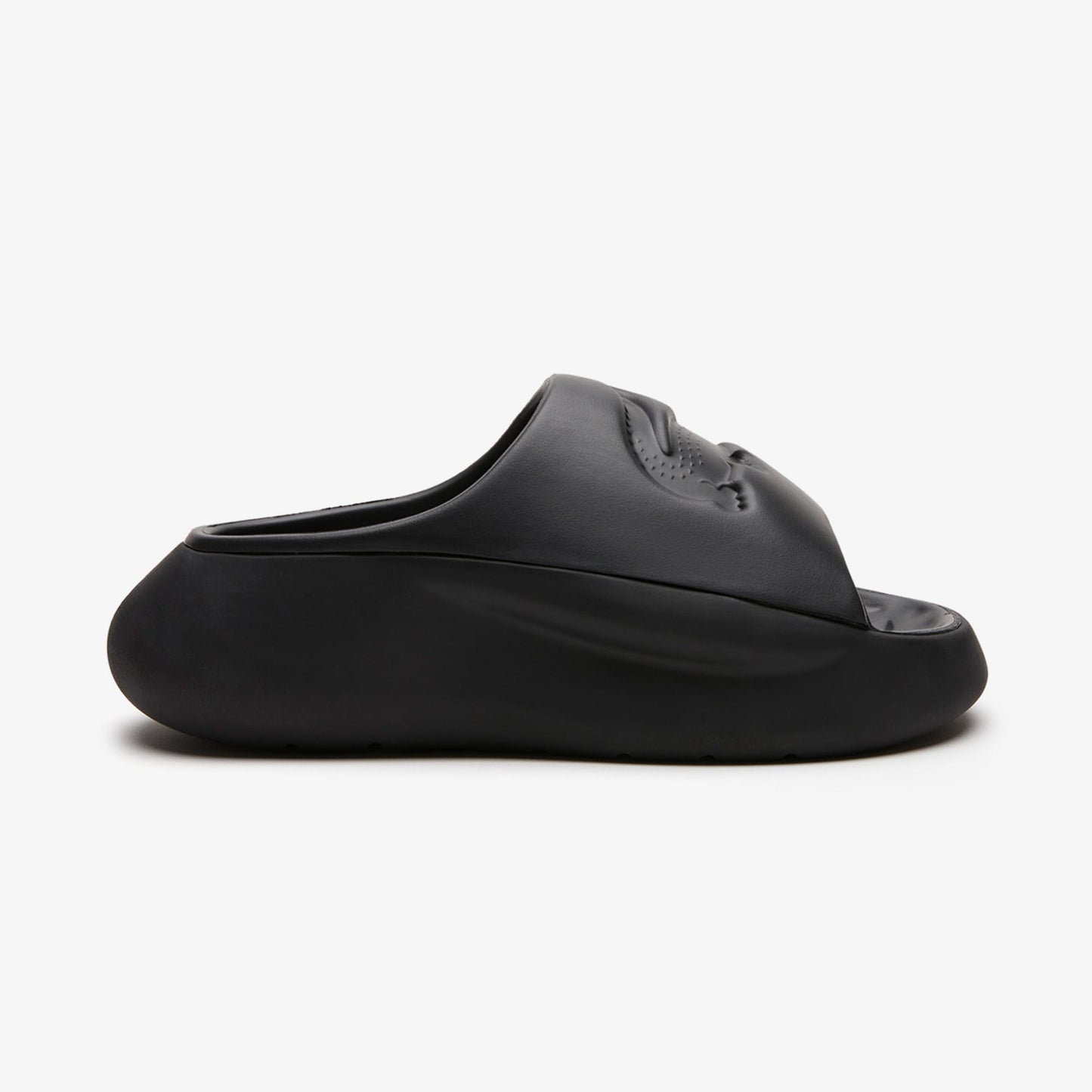 Lacoste Croco 3.0 Kadın Siyah Terlik
