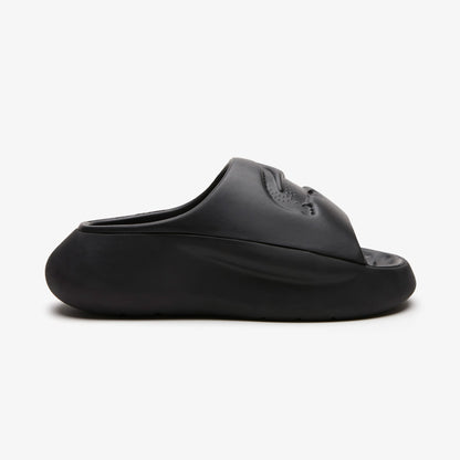 Lacoste Croco 3.0 Kadın Siyah Terlik