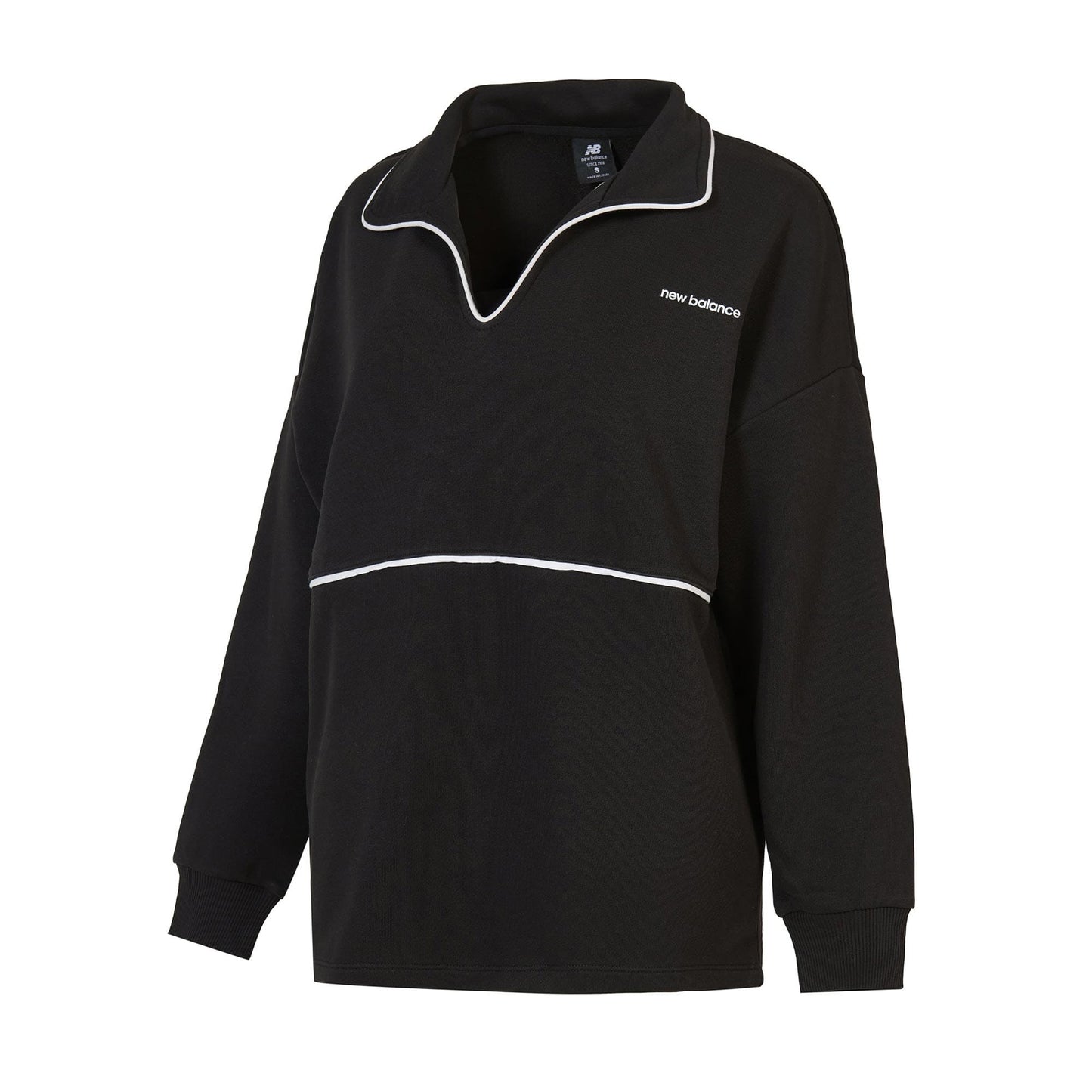 New Balance Lifestyle Kadın Siyah Sweatshirt