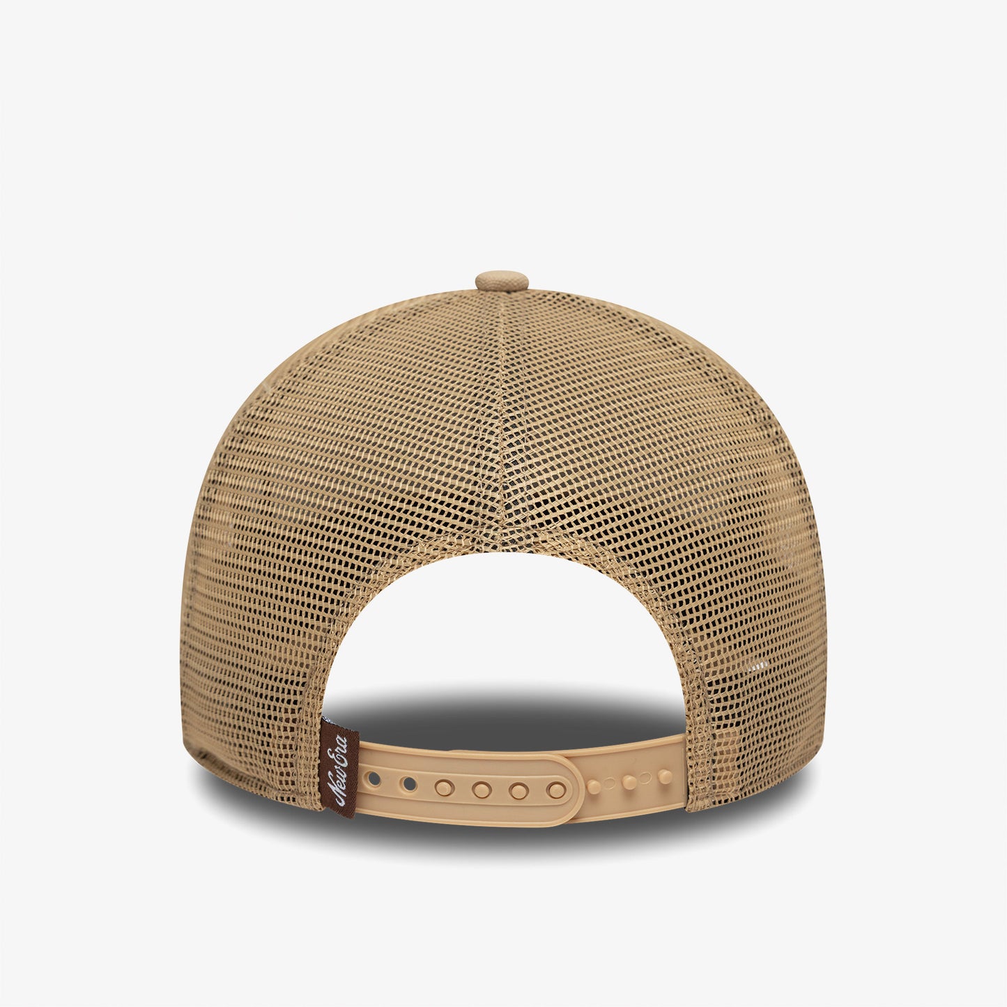 New Era Oval Canvas Distress Trucker Unisex Bej Şapka
