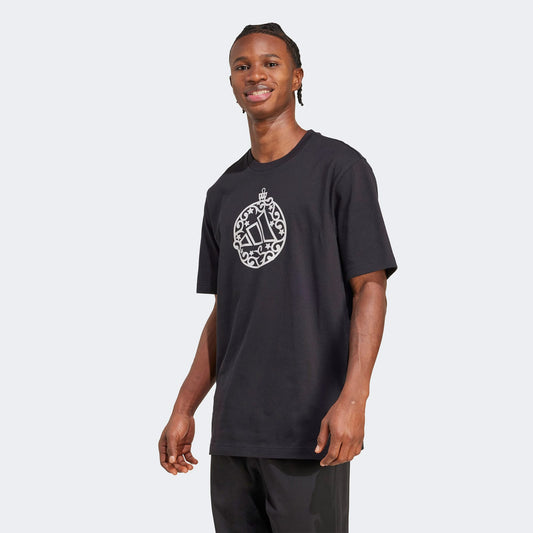Adidas M Hol Met Erkek Siyah T-shirt