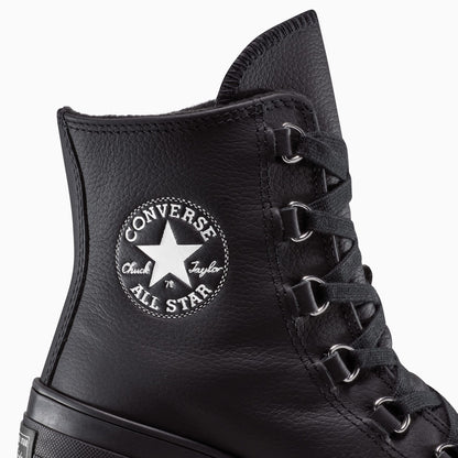 Converse Chuck 70 De Luxe Heel Leather High Top Kadın Siyah Sneaker
