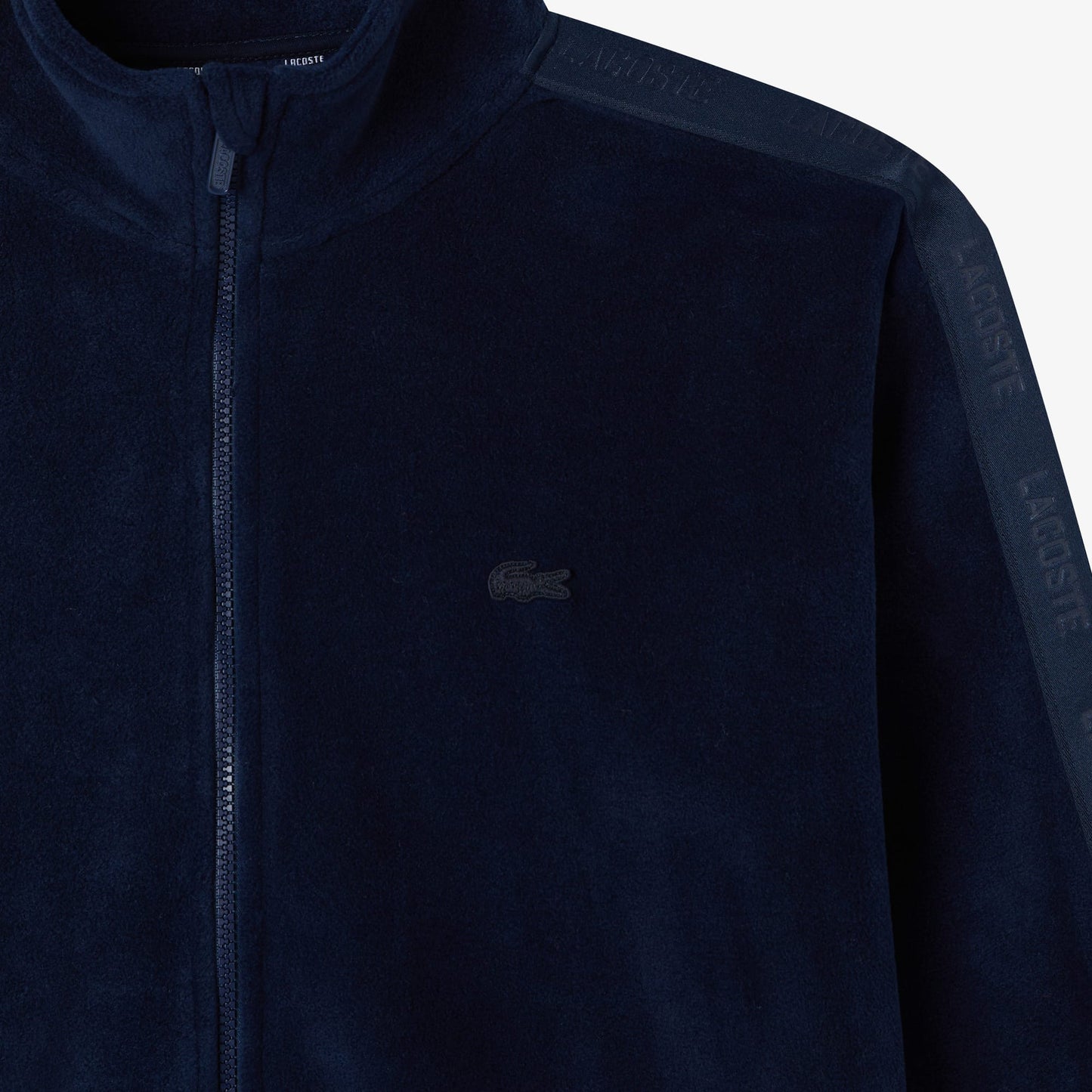 Lacoste Erkek Loose Fit Fermuarlı Lacivert Sweatshirt