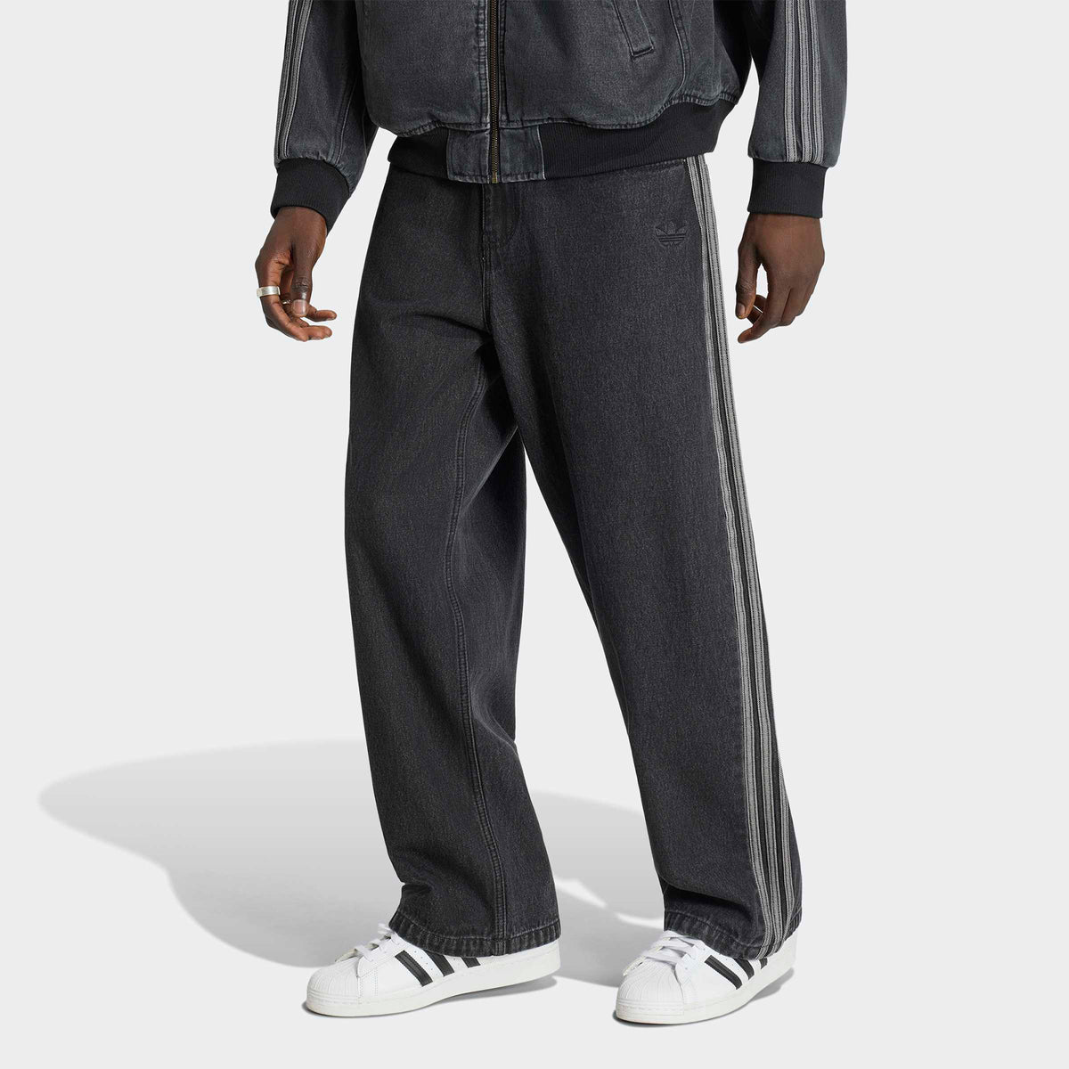 Adidas Jeans Erkek Siyah Pantolon