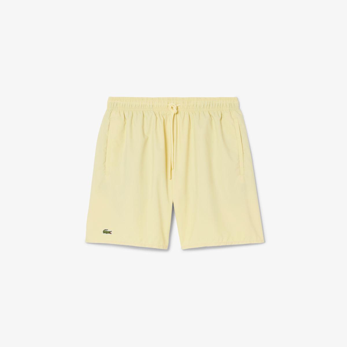 Lacoste Regular Fit Erkek Sarı Deniz Şortu