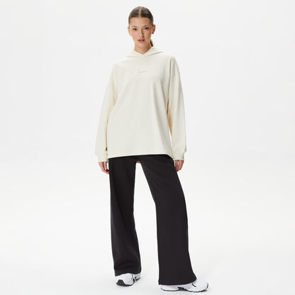 New Balance Athletics Linear Kadın Bej Hoodie