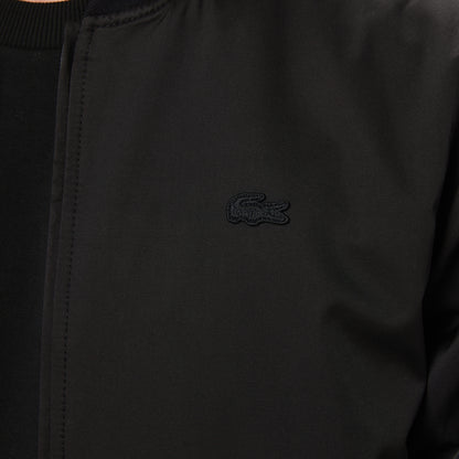 Lacoste Erkek Dik Yaka Siyah Bomber Ceket