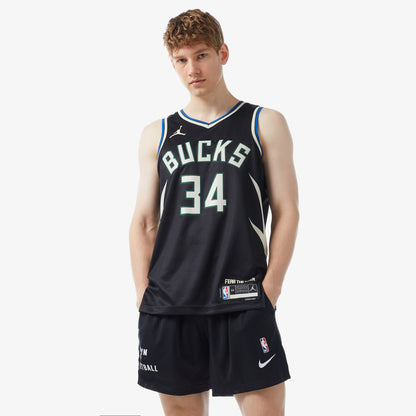 Nike Milwaukee Bucks Giannis Antetekoumpo Erkek Yeşil Basketbol Forması