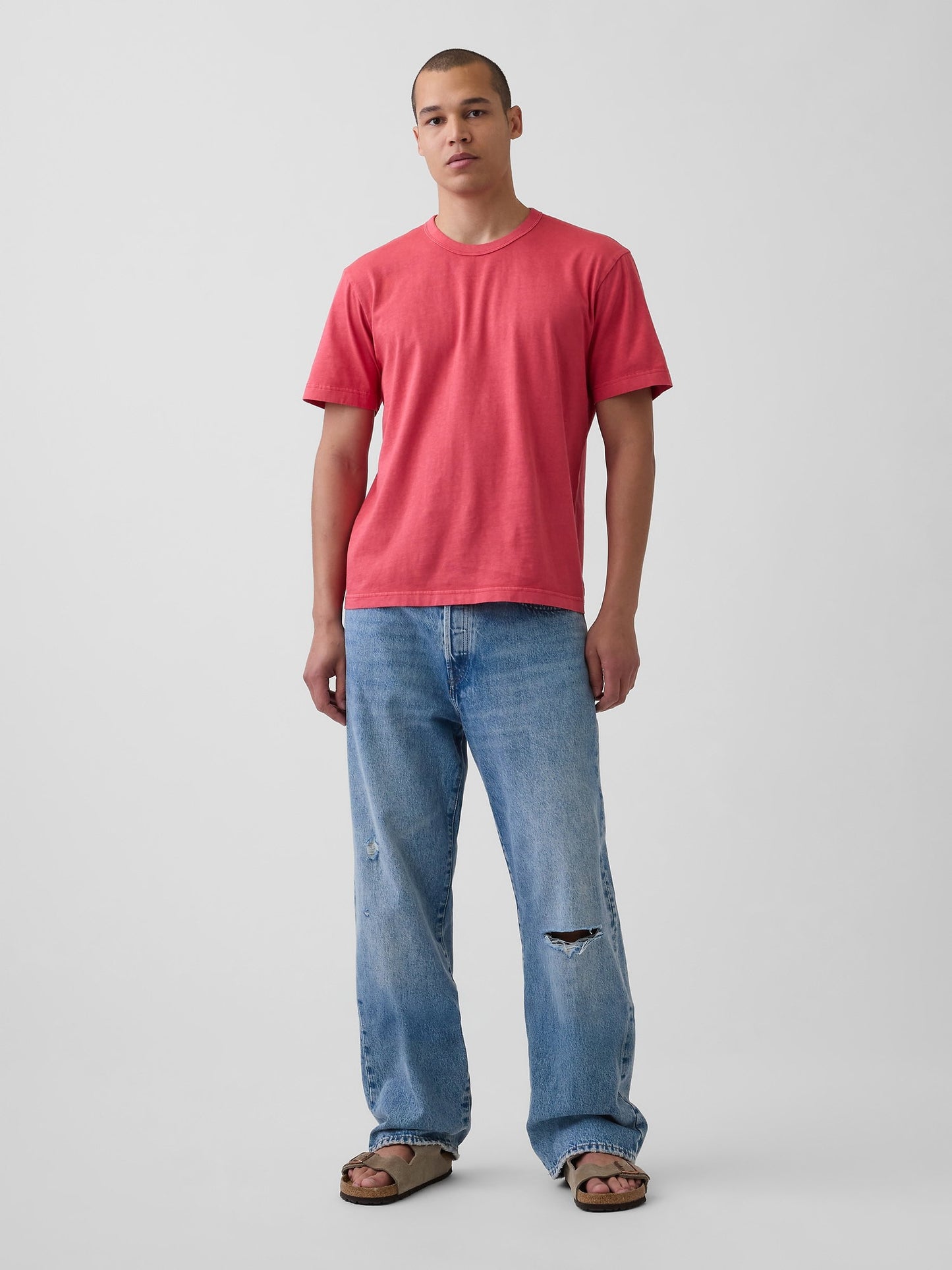Kırmızı Relaxed T-shirt