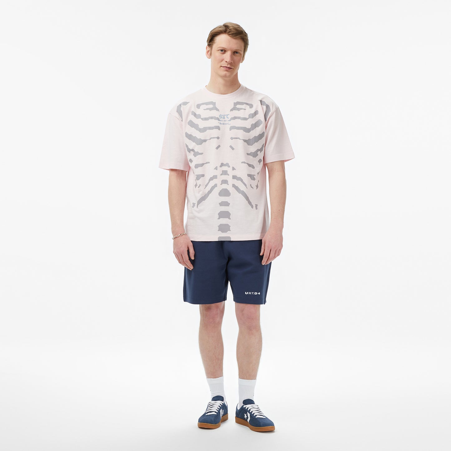 United4 Regular Fit Erkek Pembe T-shirt