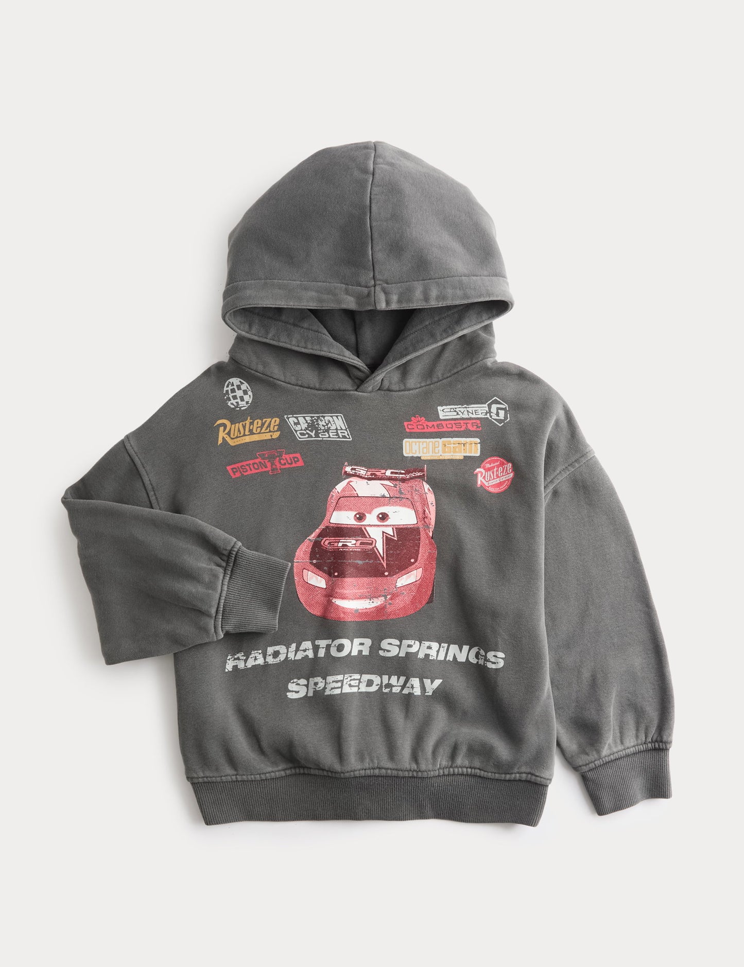 Pamuk Karışımlı Disney Cars Kapüşonlu Sweatshirt (3–7 Yaş)