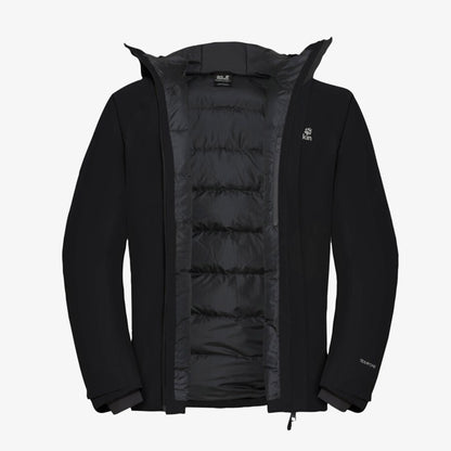 Jack Wolfskin Icecape 2l Down Insulated Erkek Siyah Ceket