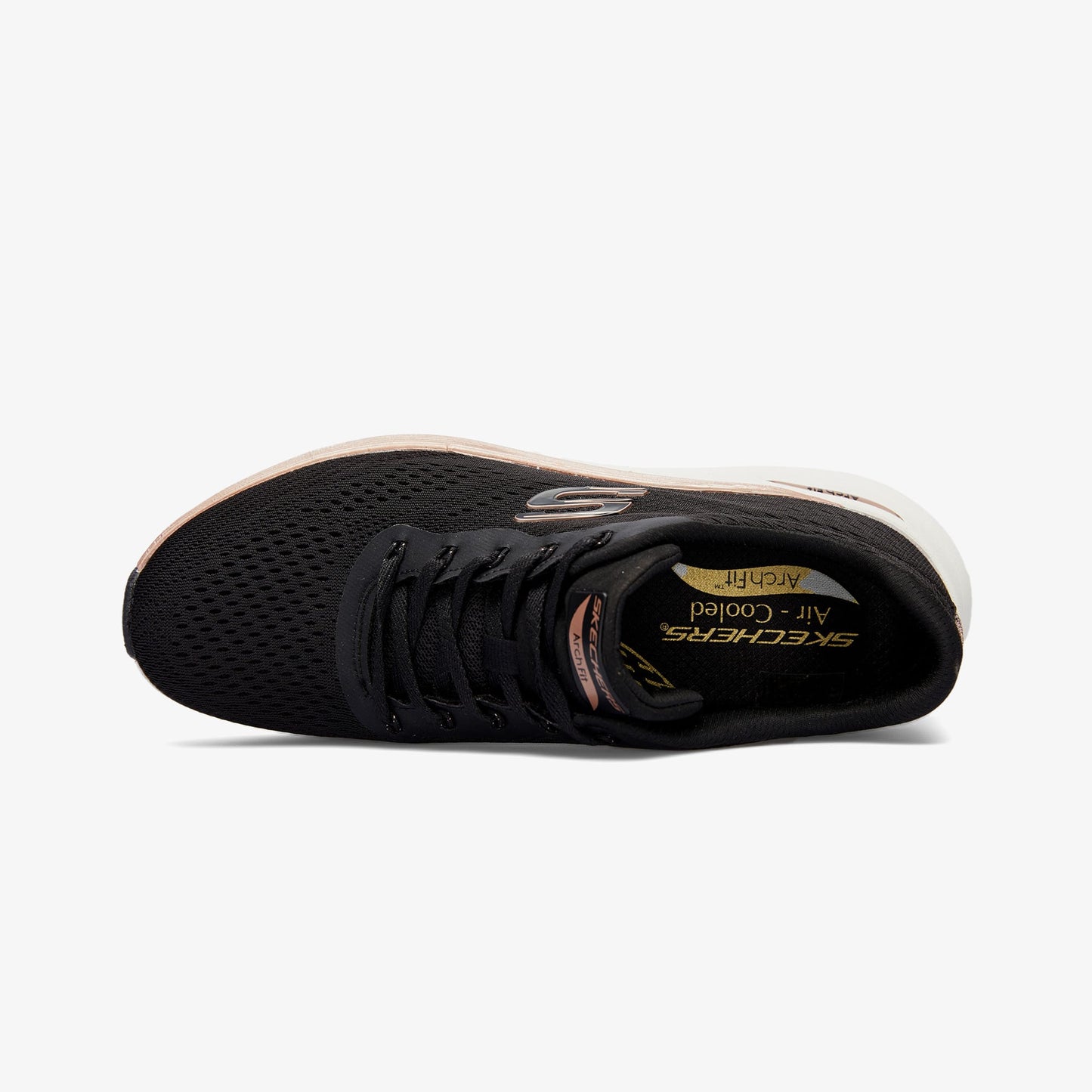 Skechers Arch Fit 2.0 Glow The Distance Kadın Siyah Spor Ayakkabı