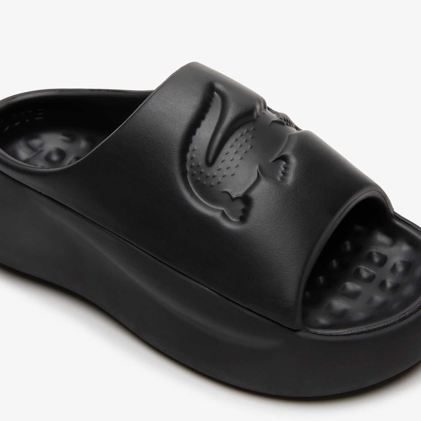 Lacoste Croco 3.0 Kadın Siyah Terlik