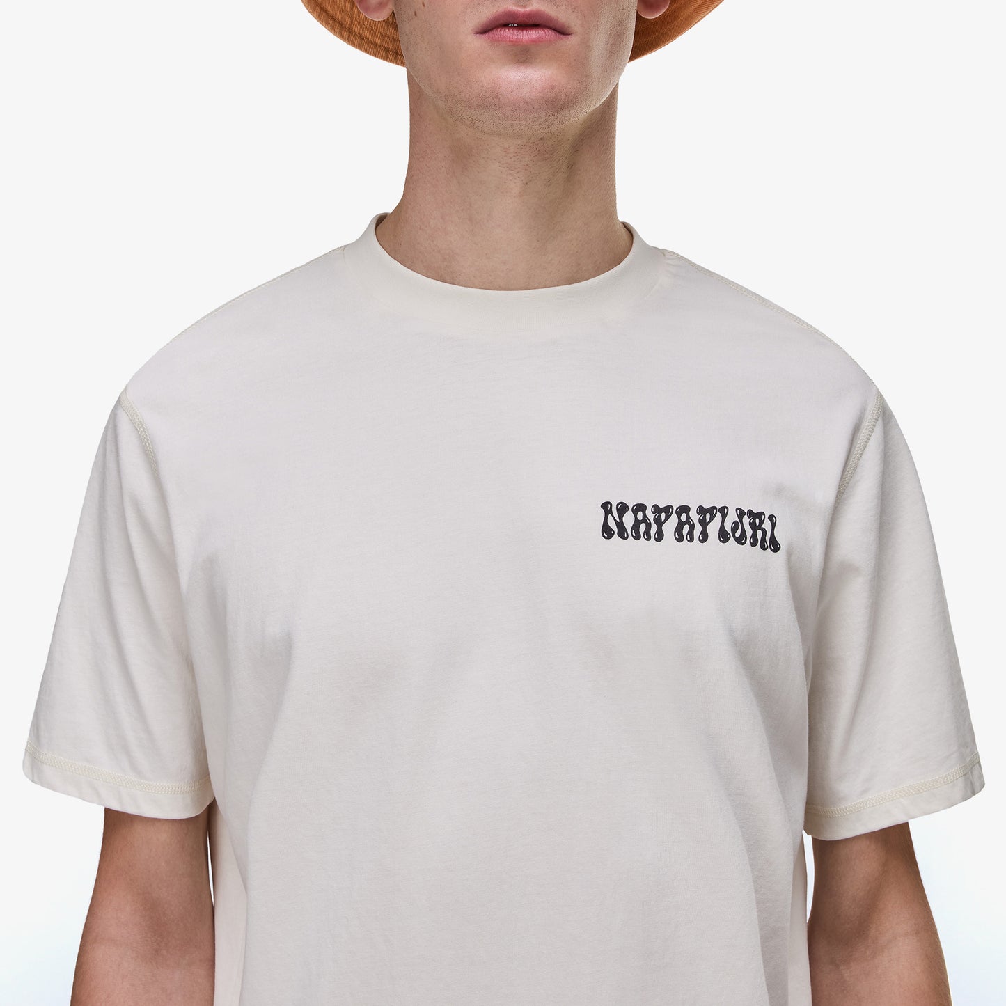 Napapijri S-sol Erkek Beyaz T-shirt