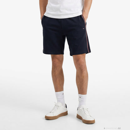 Tommy Hilfiger Global Stripe Erkek Lacivert Şort