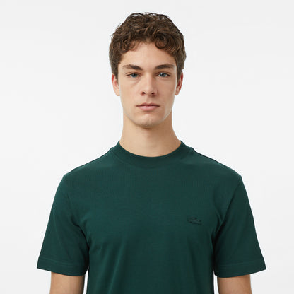Lacoste Erkek Relaxed Fit Bisiklet Yaka Yeşil T-shirt