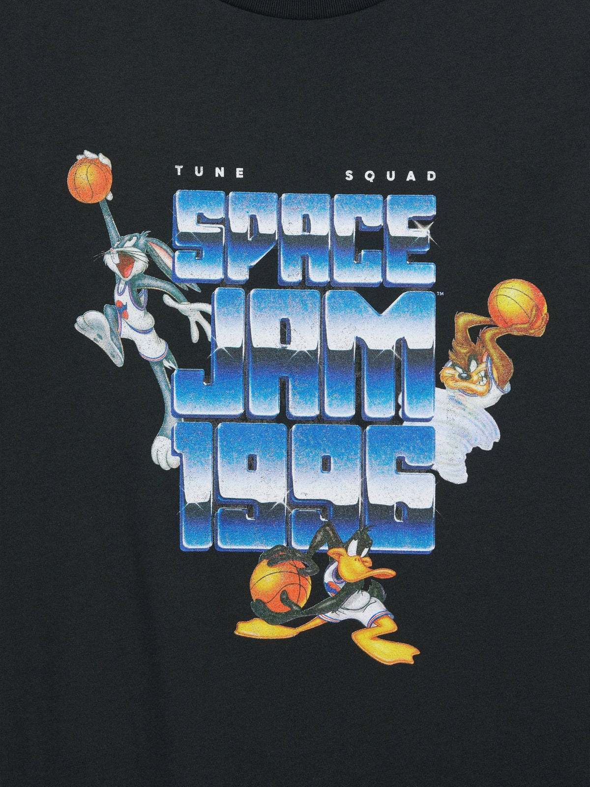 Siyah Wb™ Looney Tunes Everyday Soft Relaxed Grafik Baskılı T-shirt