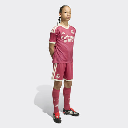 Adidas Real 3 Jsy Y Çocuk Pembe Forma