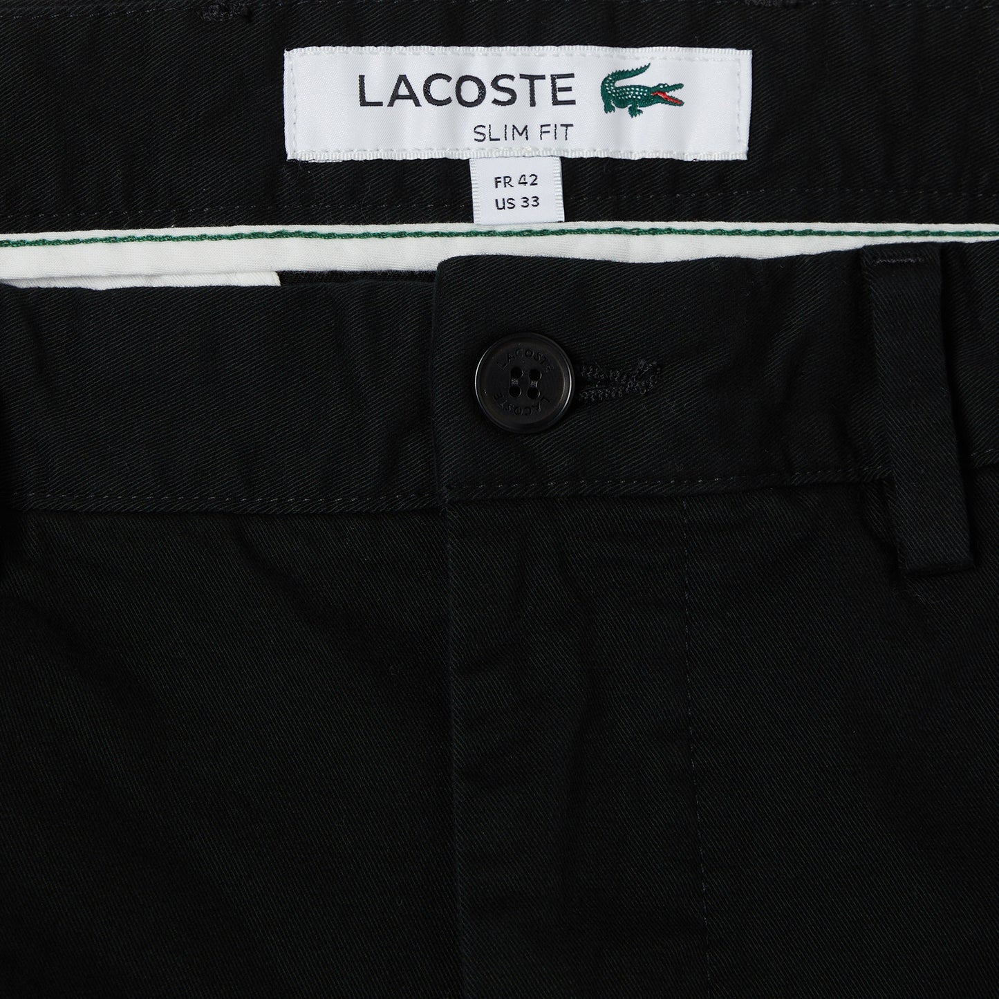 Lacoste Erkek Slim Fit Siyah Bermuda Şort