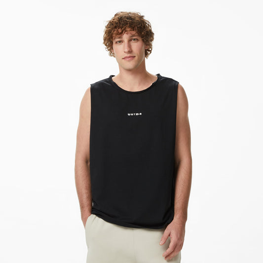 United4 Regular Fit Erkek Siyah T-shirt