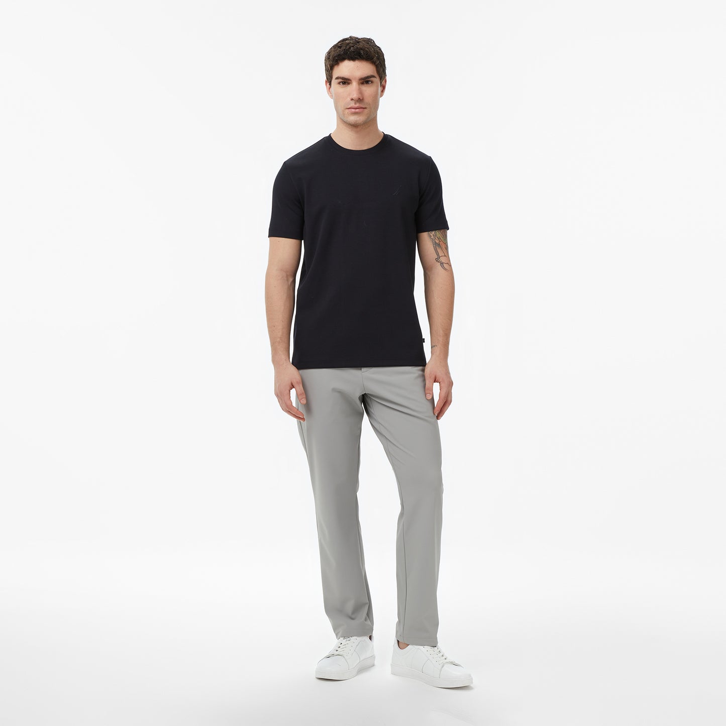Nautica Erkek Siyah Regular Fit T-shirt