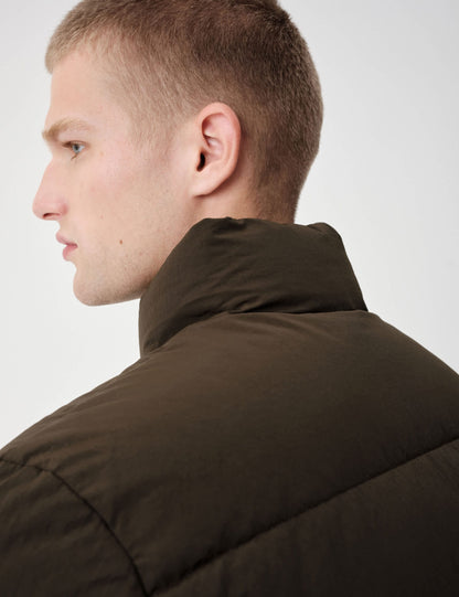 Thermowarmth™ Dik Yakalı Kapitone Şişme Mont
