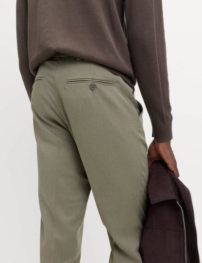 Slim Fit Twill Pantolon