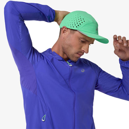 Asics Road Packable Erkek Lacivert Koşu Ceket