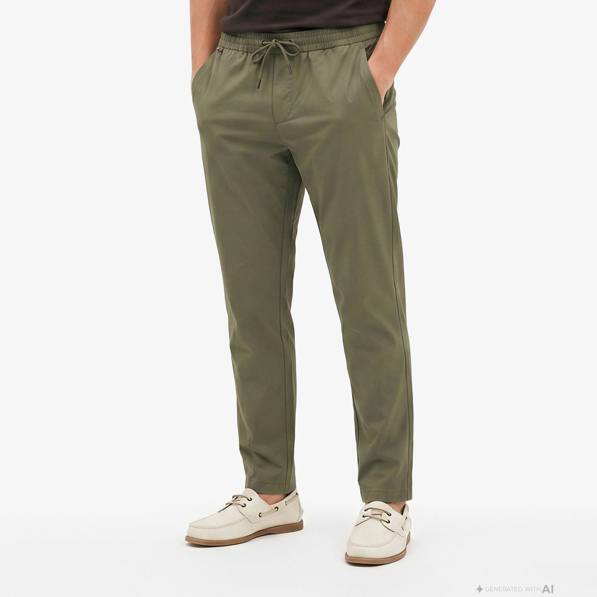 Tommy Hilfiger Seasonal Quality Erkek Yeşil Pantolon