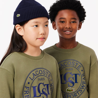 Lacoste Classic Çocuk Haki Sweatshirt