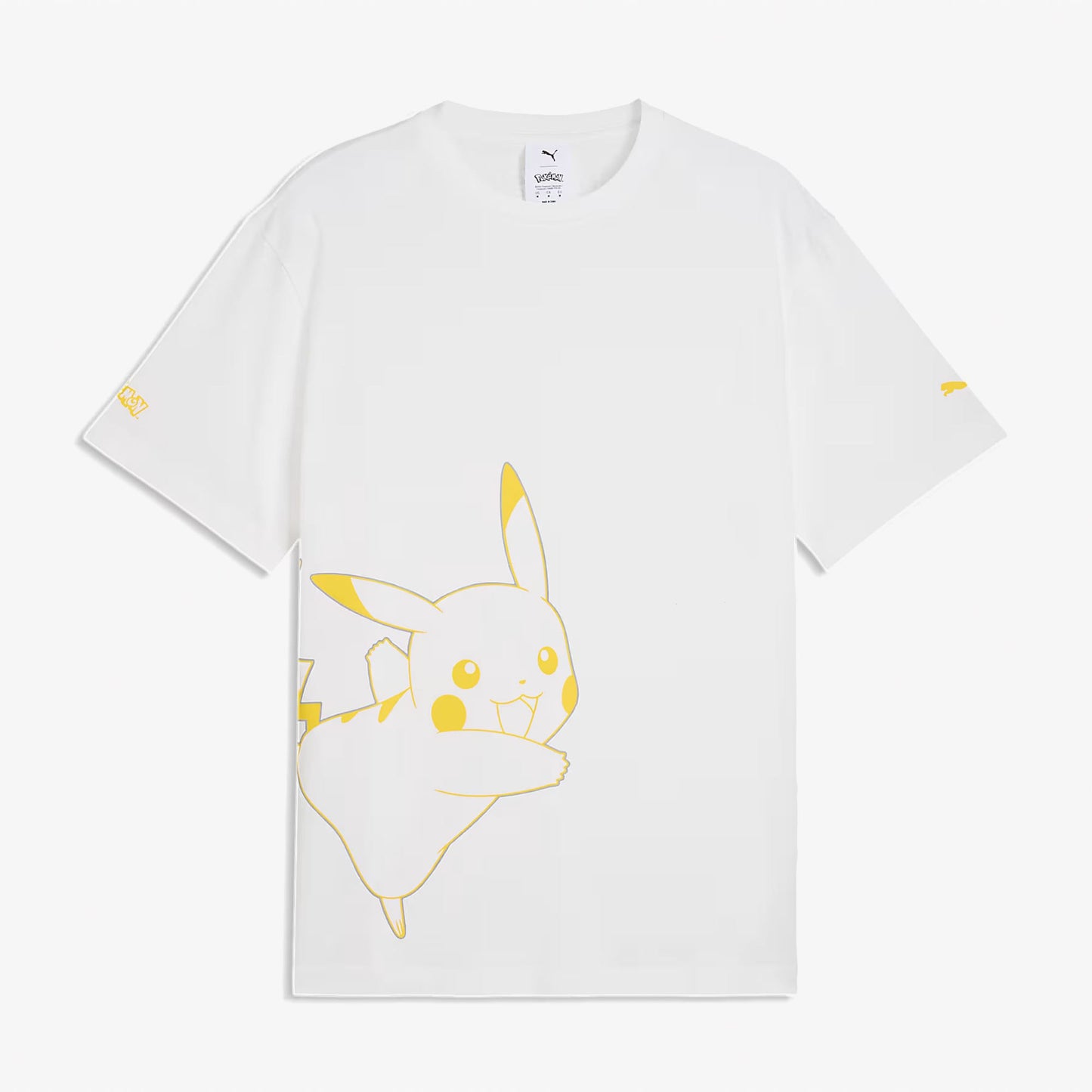 Puma X Pokemon Graphic Erkek Beyaz T-shirt