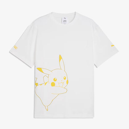 Puma X Pokemon Graphic Erkek Beyaz T-shirt