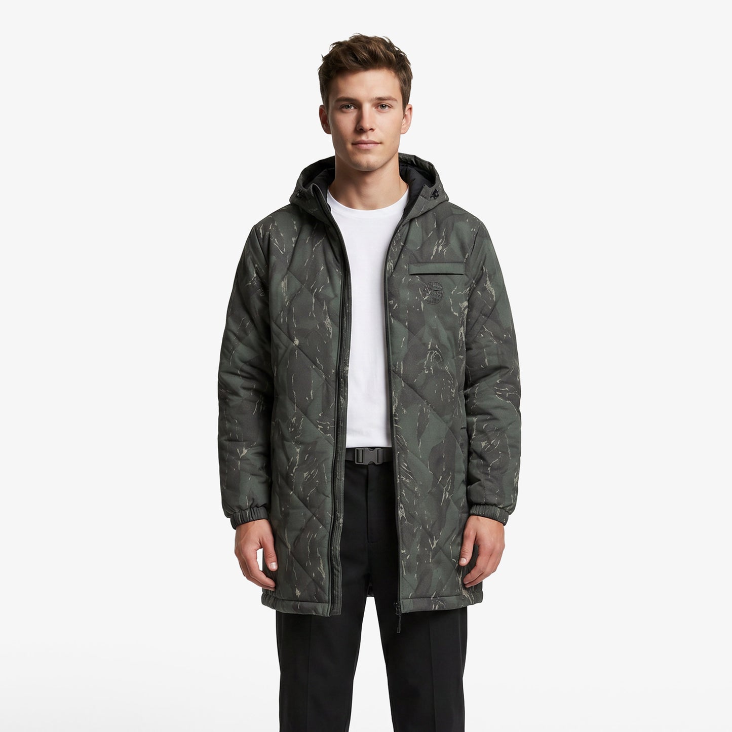 United4 Regular Fit Erkek Yeşil Mont