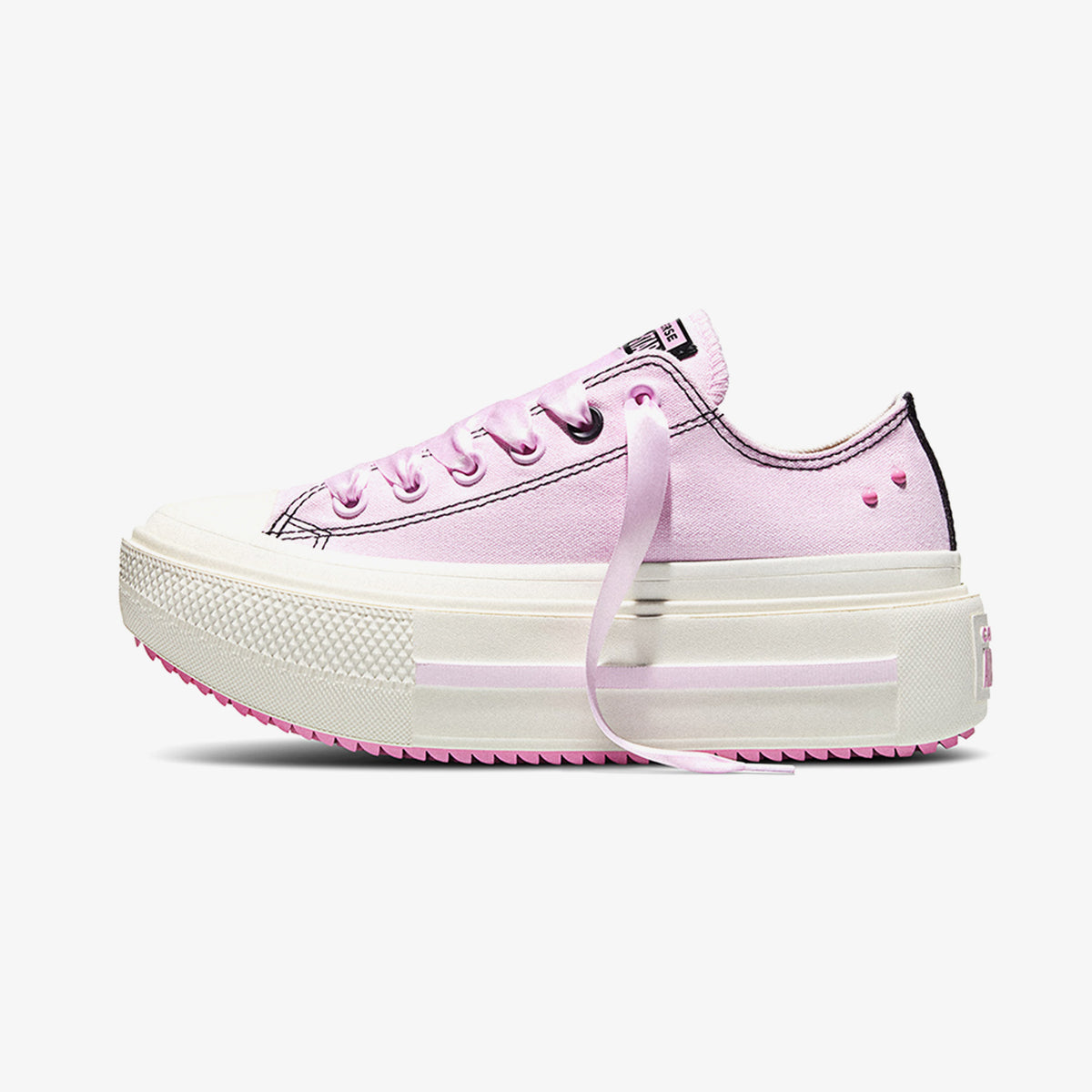 Converse Chuck Taylor All Star Lift Double Stack Unisex Pembe Sneaker