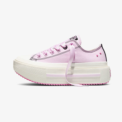Converse Chuck Taylor All Star Lift Double Stack Unisex Pembe Sneaker