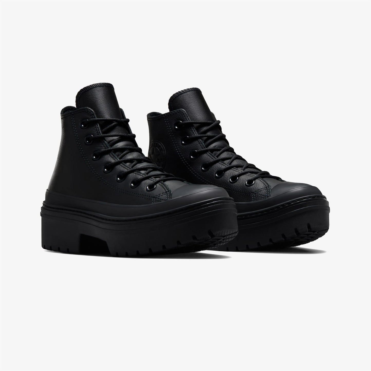 Converse Chuck Taylor All Star Lugged Heel Unisex Siyah Deri Platform Sneaker