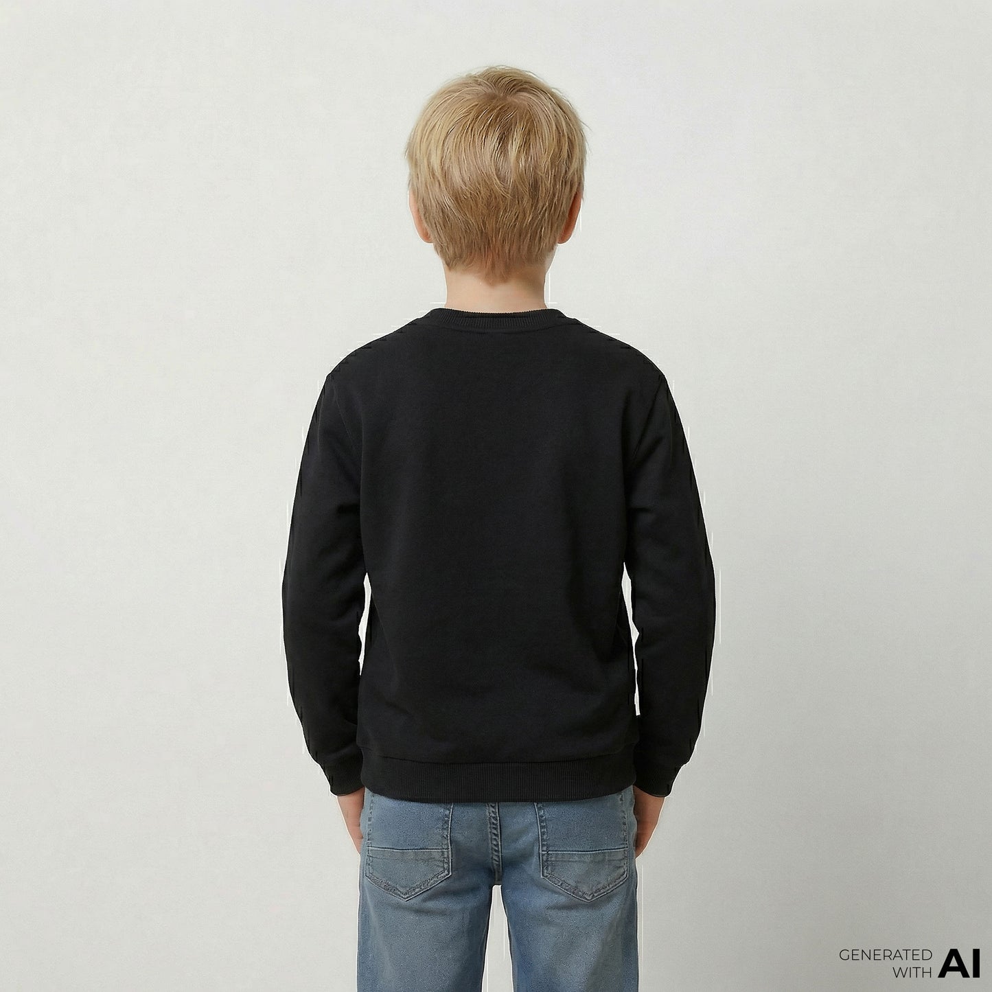 Lacoste Çocuk Bisiklet Yaka Siyah Sweatshirt