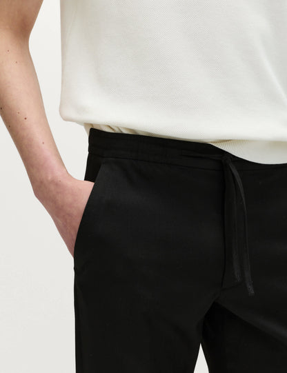 Tapered Fit Lastikli Bel Pantolon