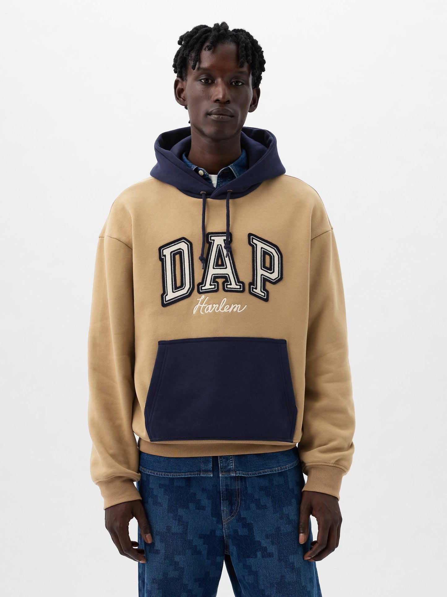Kahverengi Gap X Dap Logo Colorblock Sweatshirt