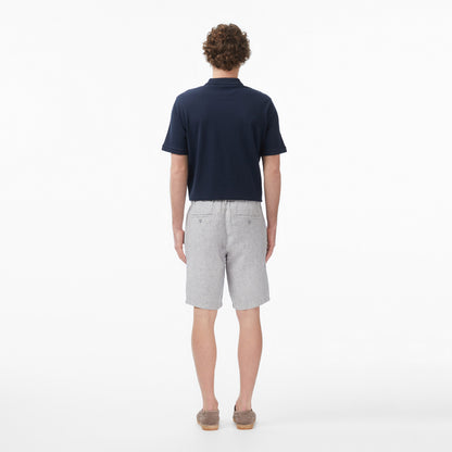 Nautica Erkek Gri Regular Fit Keten Şort