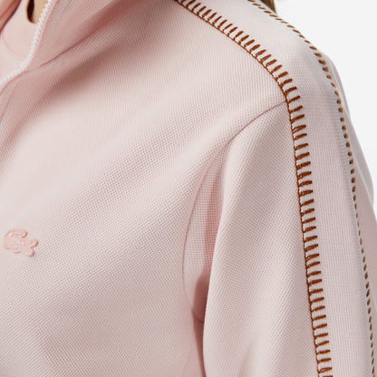 Lacoste Kadın Regular Fit Dik Yaka Pembe Sweatshirt
