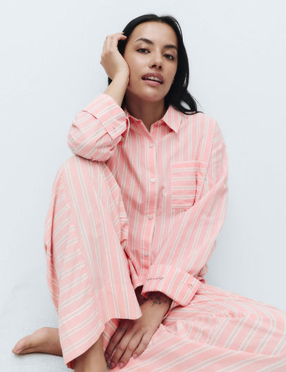 Çizgili Uzun Paçalı Pijama Altı