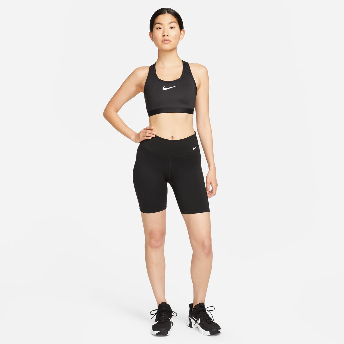 Nike Df Swsh Hgh Spt Kadın Siyah Bra