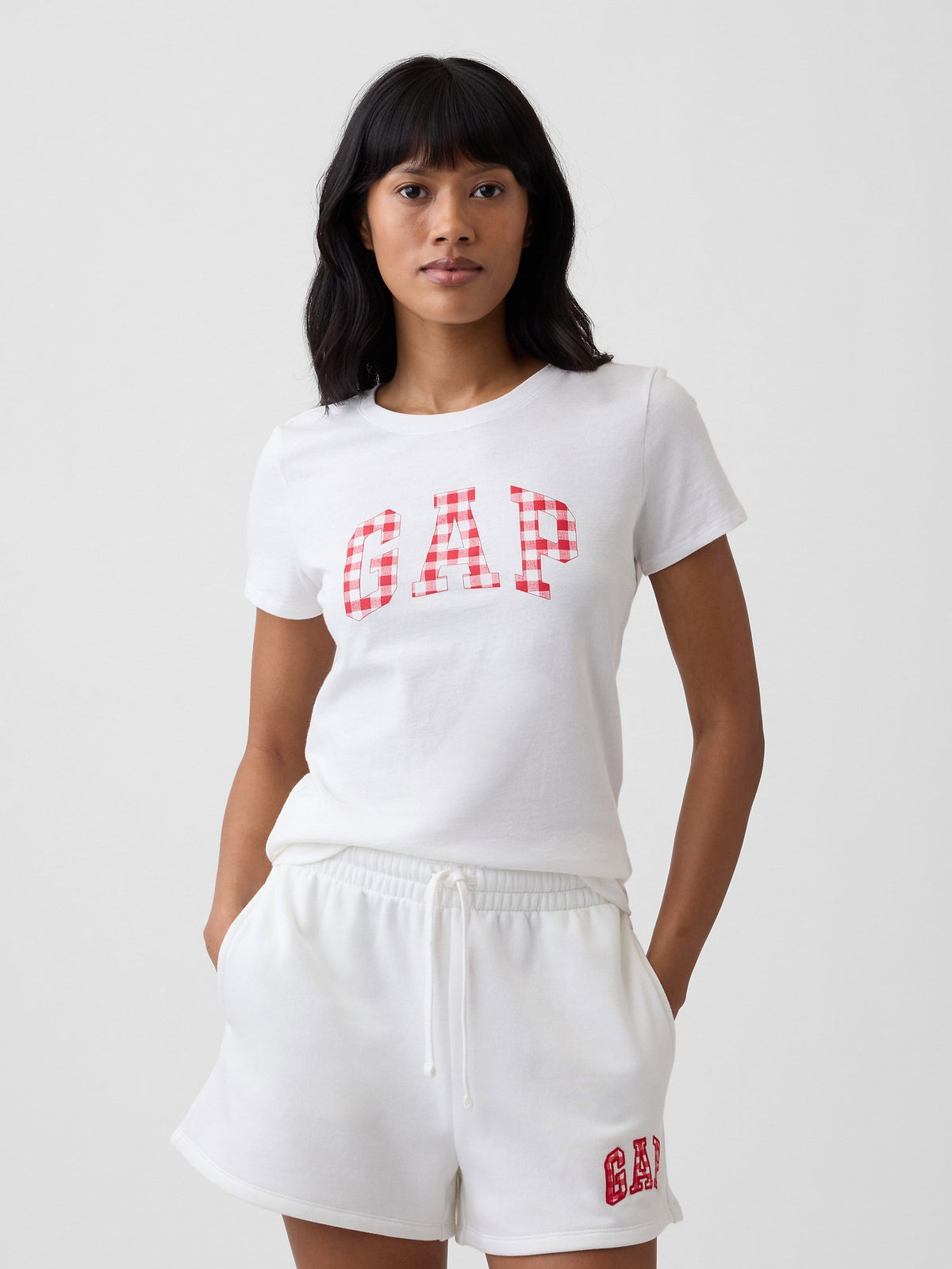 Beyaz Gap Logo T-shirt