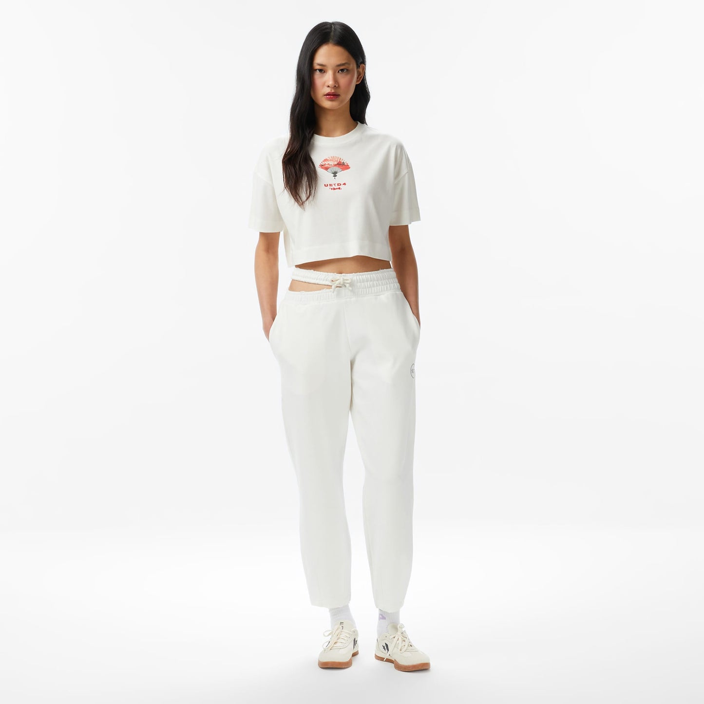 United4 Regular Fit Kadın Siyah T-shirt