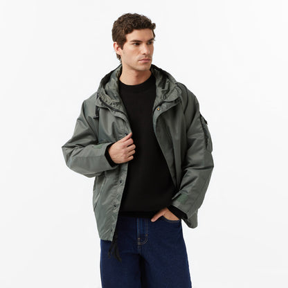 Alpha Industries N-3b Logo Oxford Erkek Yeşil Mont